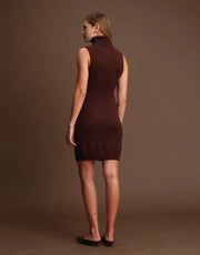Richard Turtleneck Knit Dress Deluc