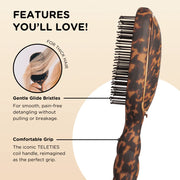 Detangler Hair Brush for Thick Hair Teleties
