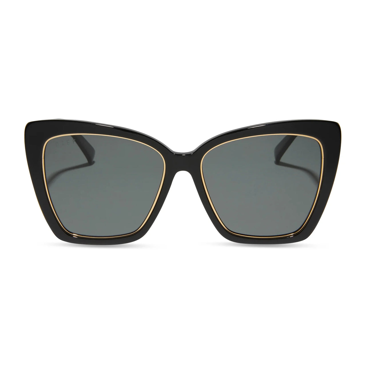 Becky IV Polarized Sunglass in Black/Grey Gradient