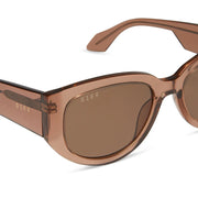 Drew Square Sunglasses in Café Ole Brown | Diff Eyewear Diff Eyewear