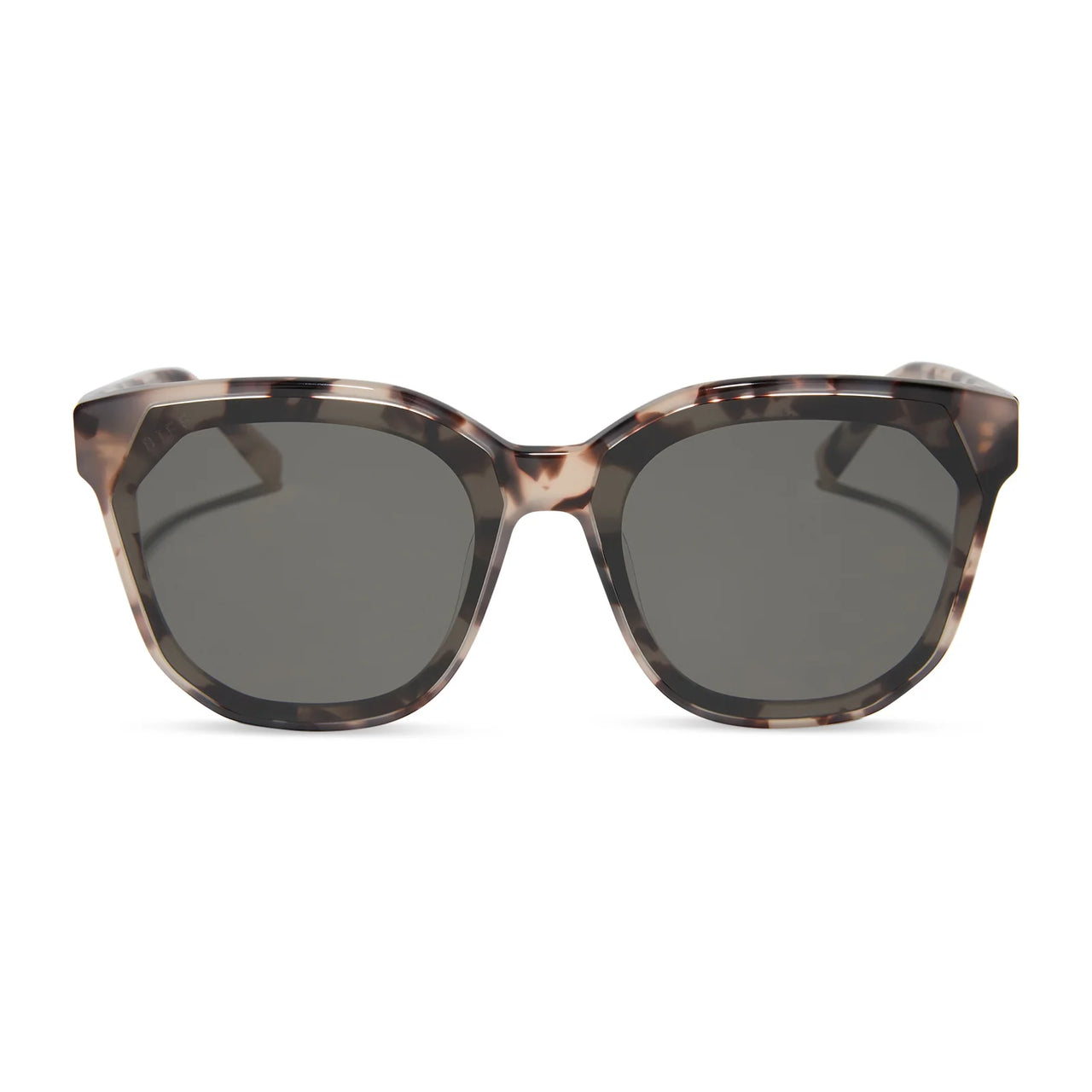 Gia Sunglasses in Cream Tortoise/Grey