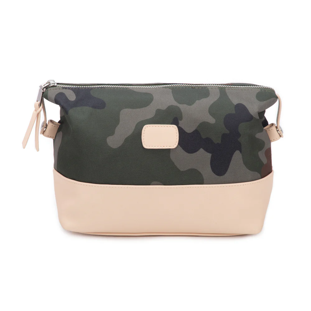 The Dakota Toiletry Bag in Olive Camo Brouk & Co