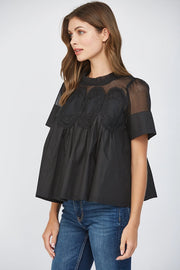 MESH COMBINED TOP WITH APPLIQUE Shop Expeditions