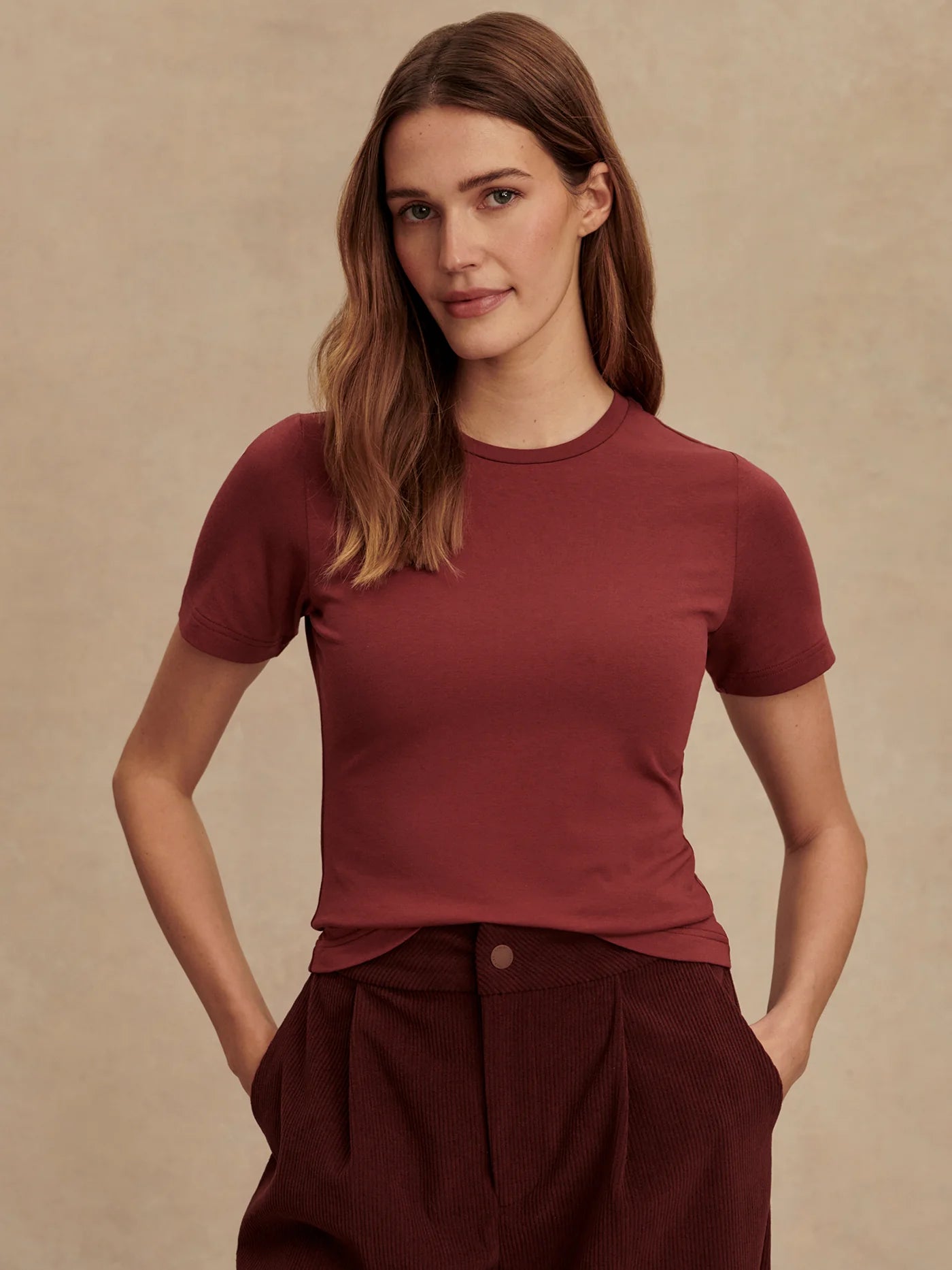 Regina Fitted Tee | Varley Varley