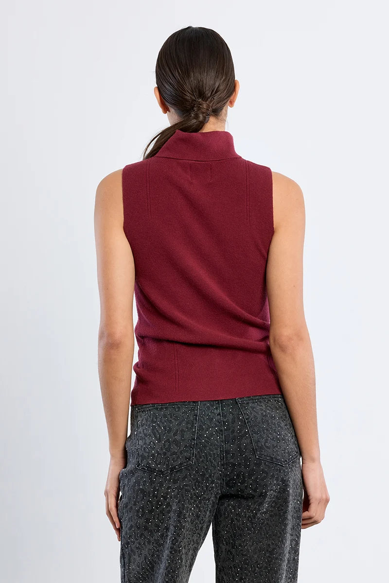 Thin Sleeveless Turtleneck Molly Bracken