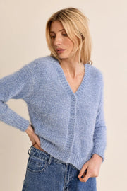 Plain Knit Crop Cardigan Molly Bracken