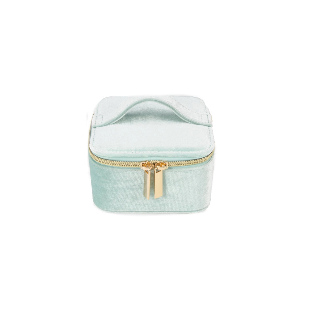 Vera Travel Jewelry Case with Pouch in Sage