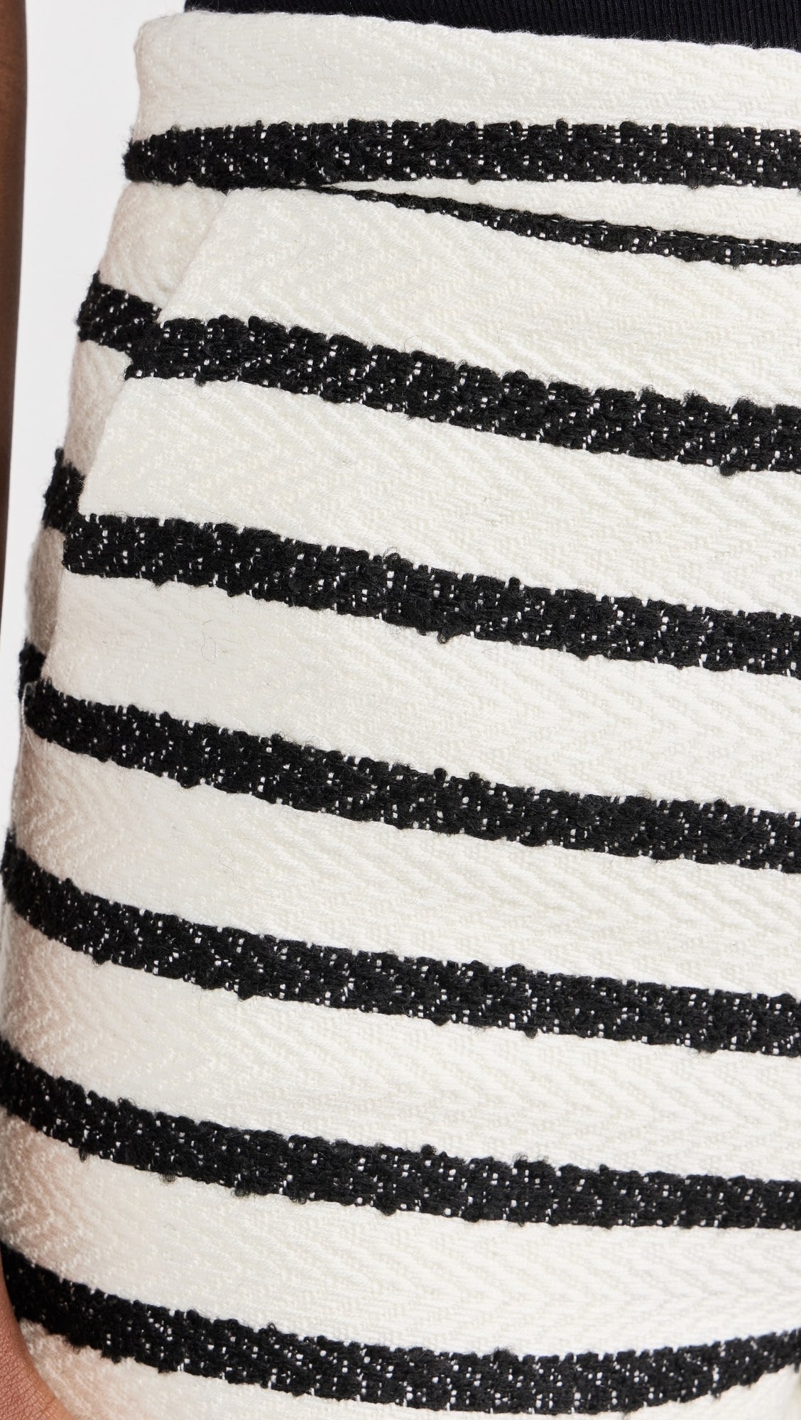 Stripe Tweed Shorts