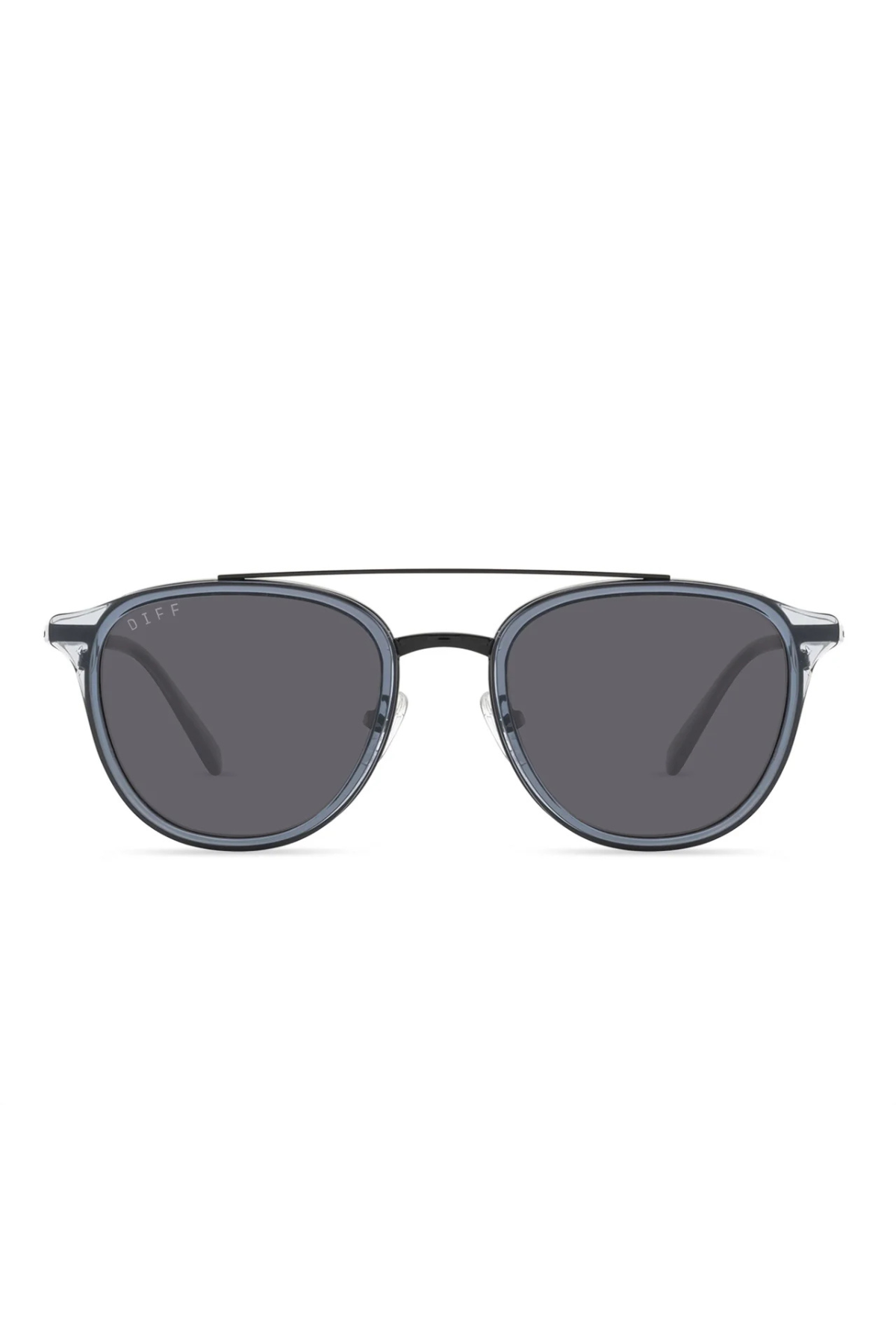 Camden Round Sunglasses in Night Sky Grey | Diff Eyewear