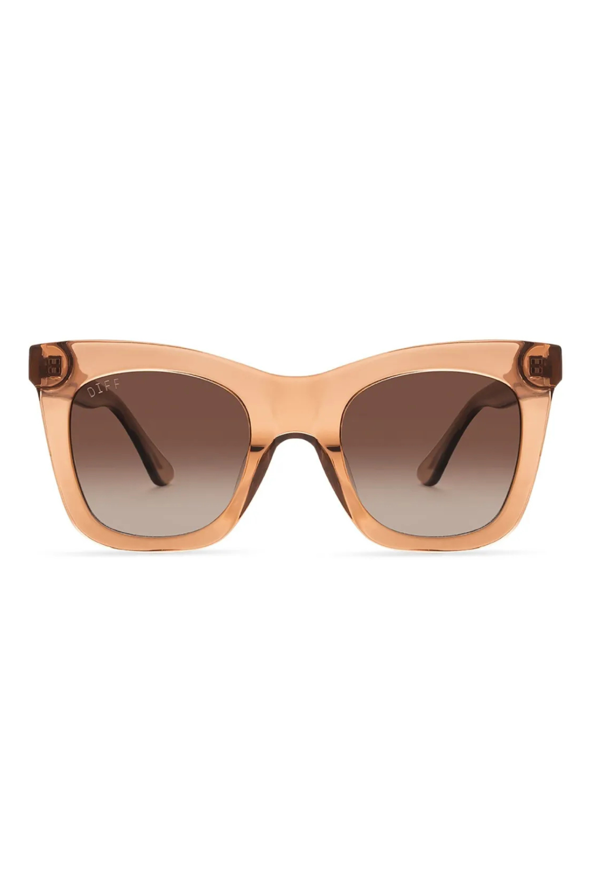 Kaia Sunglasses in Dune Crystal/Brown Gradient