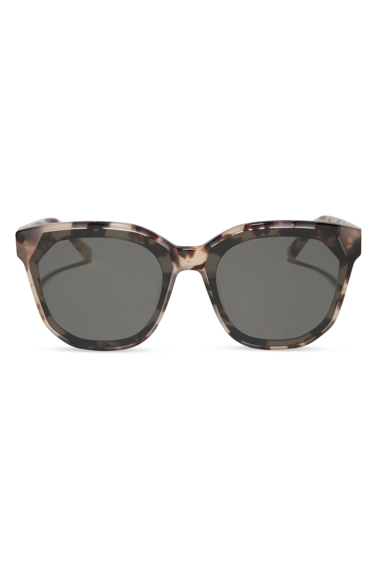 Gia Sunglasses in Cream Tortoise/Grey