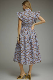 Bluebell Floral Midi Dress Entro