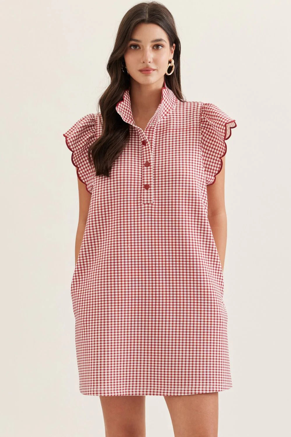 Gameday Gingham Dress Entro