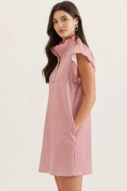 Gameday Gingham Dress Entro
