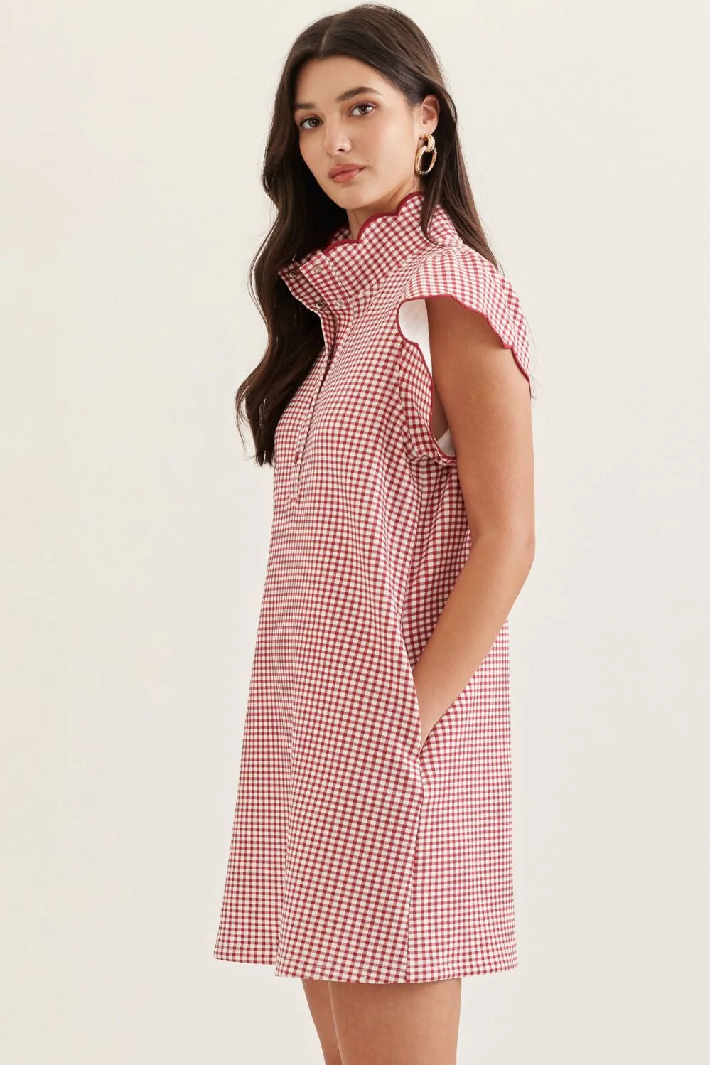 Gameday Gingham Dress Entro