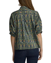 Mia Short Sleeve Floral Print Top Entro