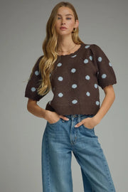 Angie Short Sleeve Sweater Entro