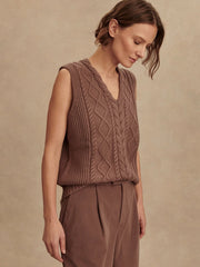 Varley | Kay Cable Knit Vest Varley