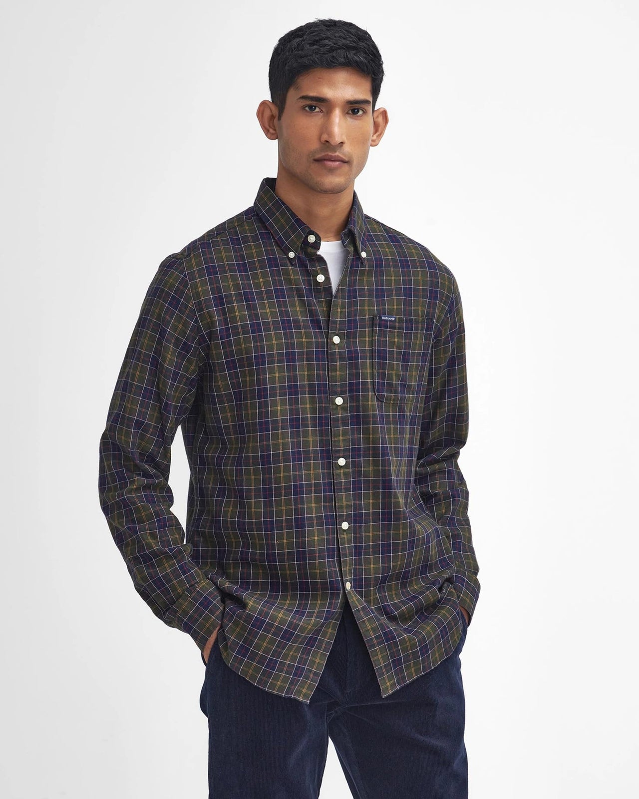 Lanark Tailored Long-Sleeved Shirt | Barbour Barbour