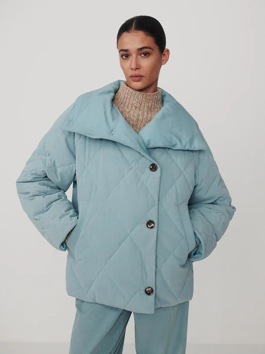 Evren Short Quilted Coat | Varley Varley