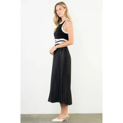 Sleeveless Mixed Media Dress THML