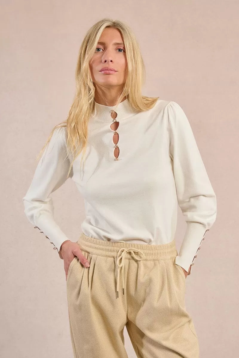 Fancy Neckline Sweater Molly Bracken