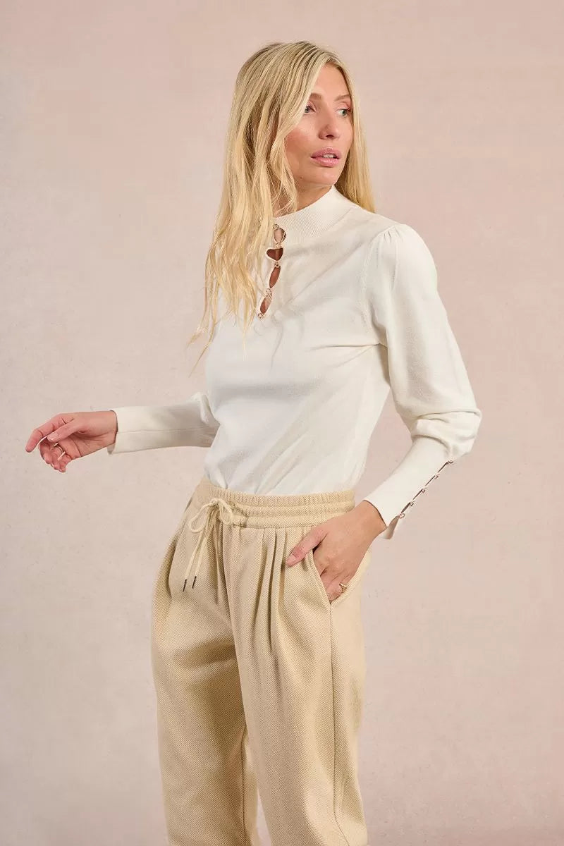 Fancy Neckline Sweater Molly Bracken