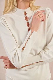 Fancy Neckline Sweater Molly Bracken