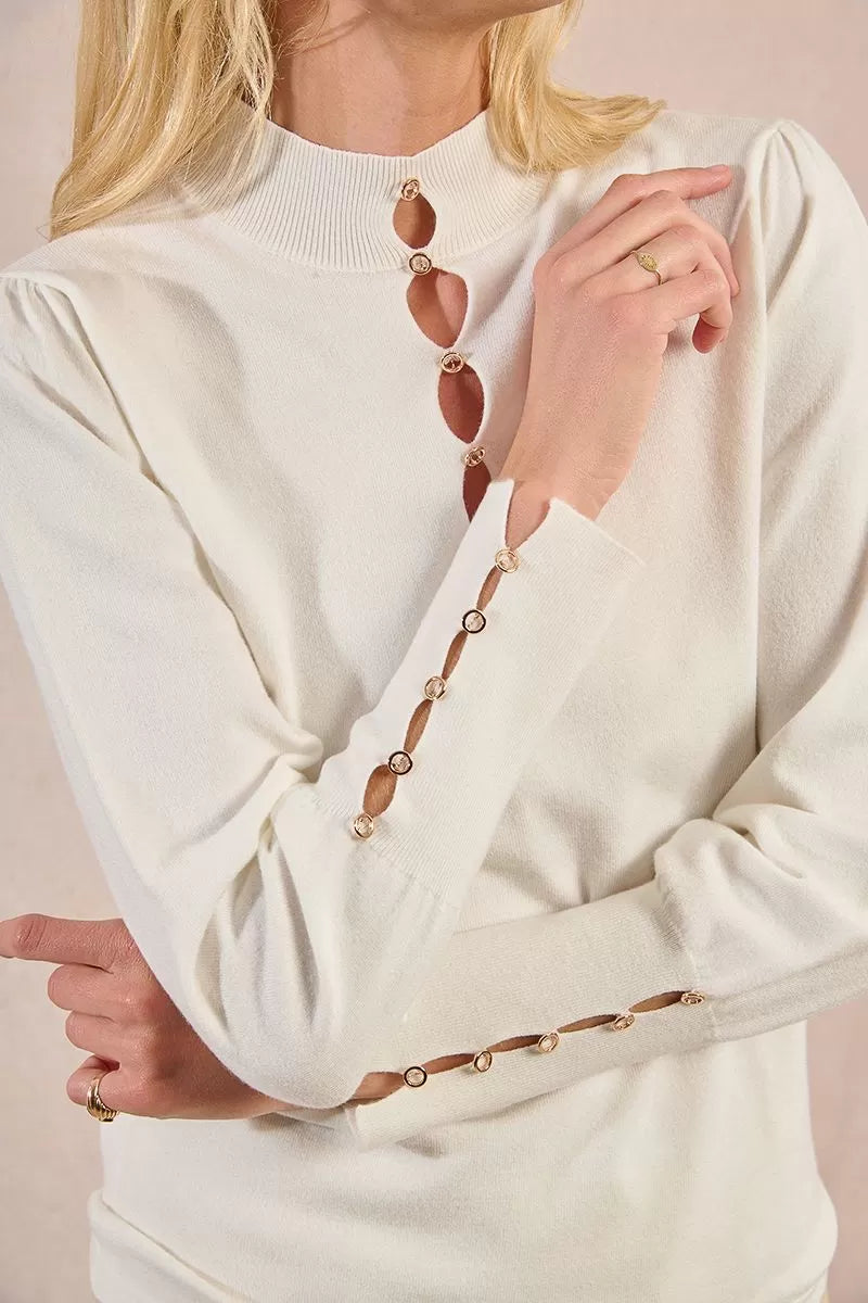 Fancy Neckline Sweater Molly Bracken