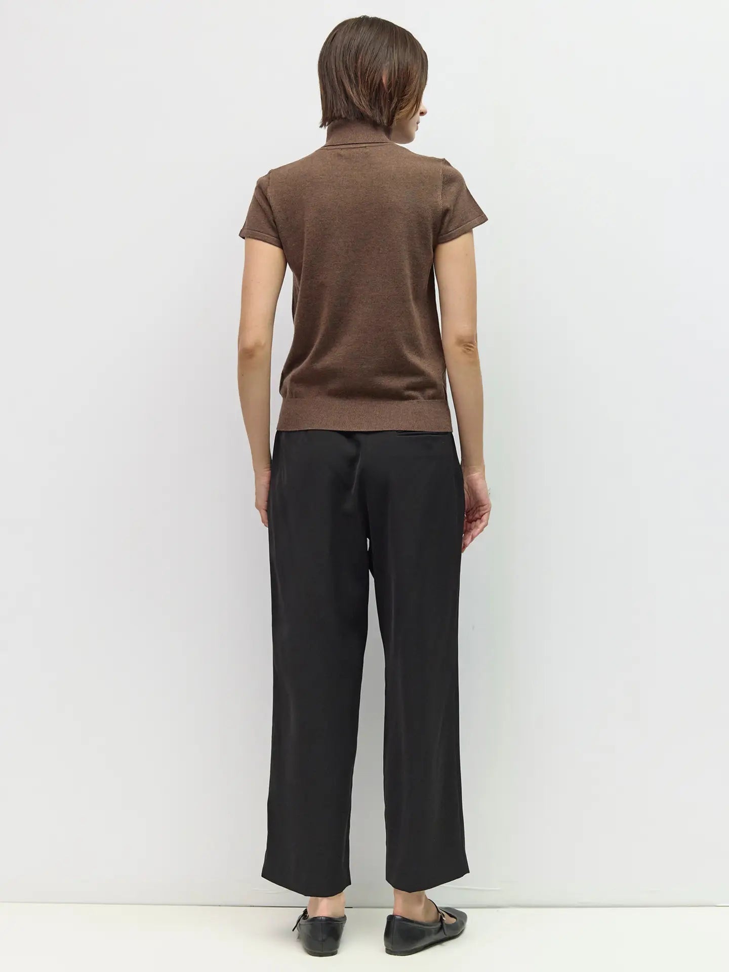 Short Sleeve Turtleneck Top Mod Ref