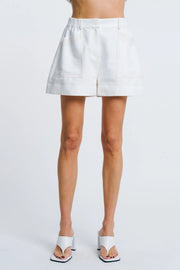 Susana Topstiched Shorts Ciebon