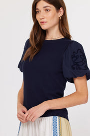 Mandy Puff Sleeve Top Current Air