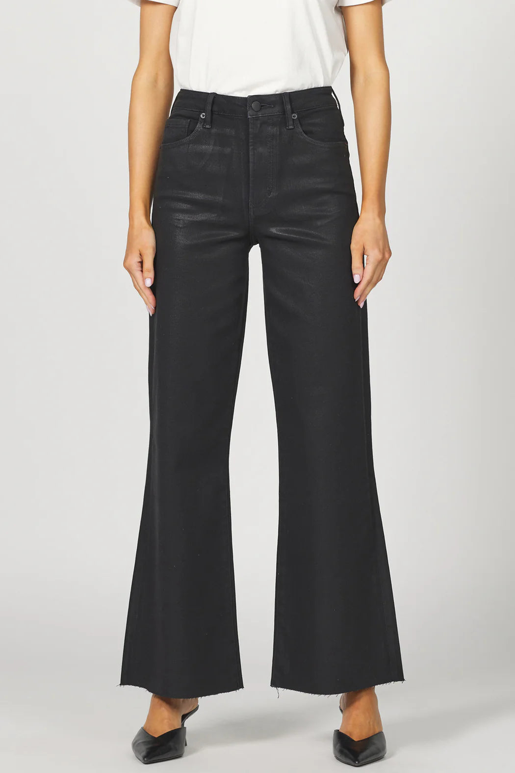 Fiona Wide Leg Coated Jeans Dear John
