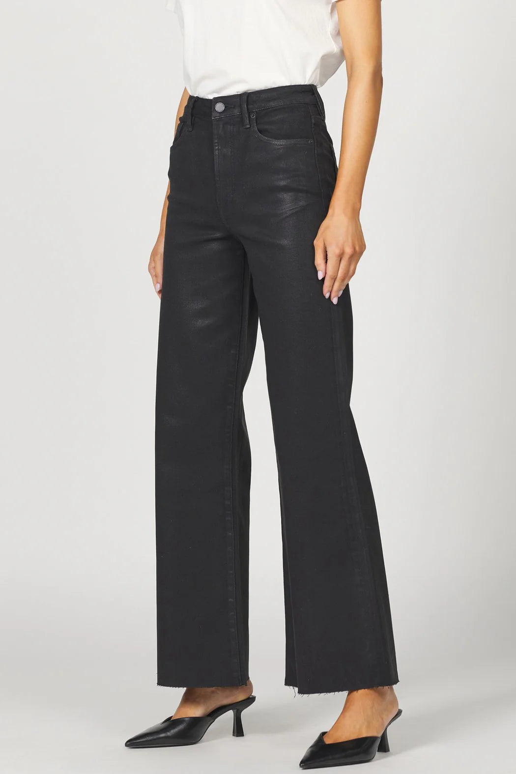 Fiona Wide Leg Coated Jeans Dear John