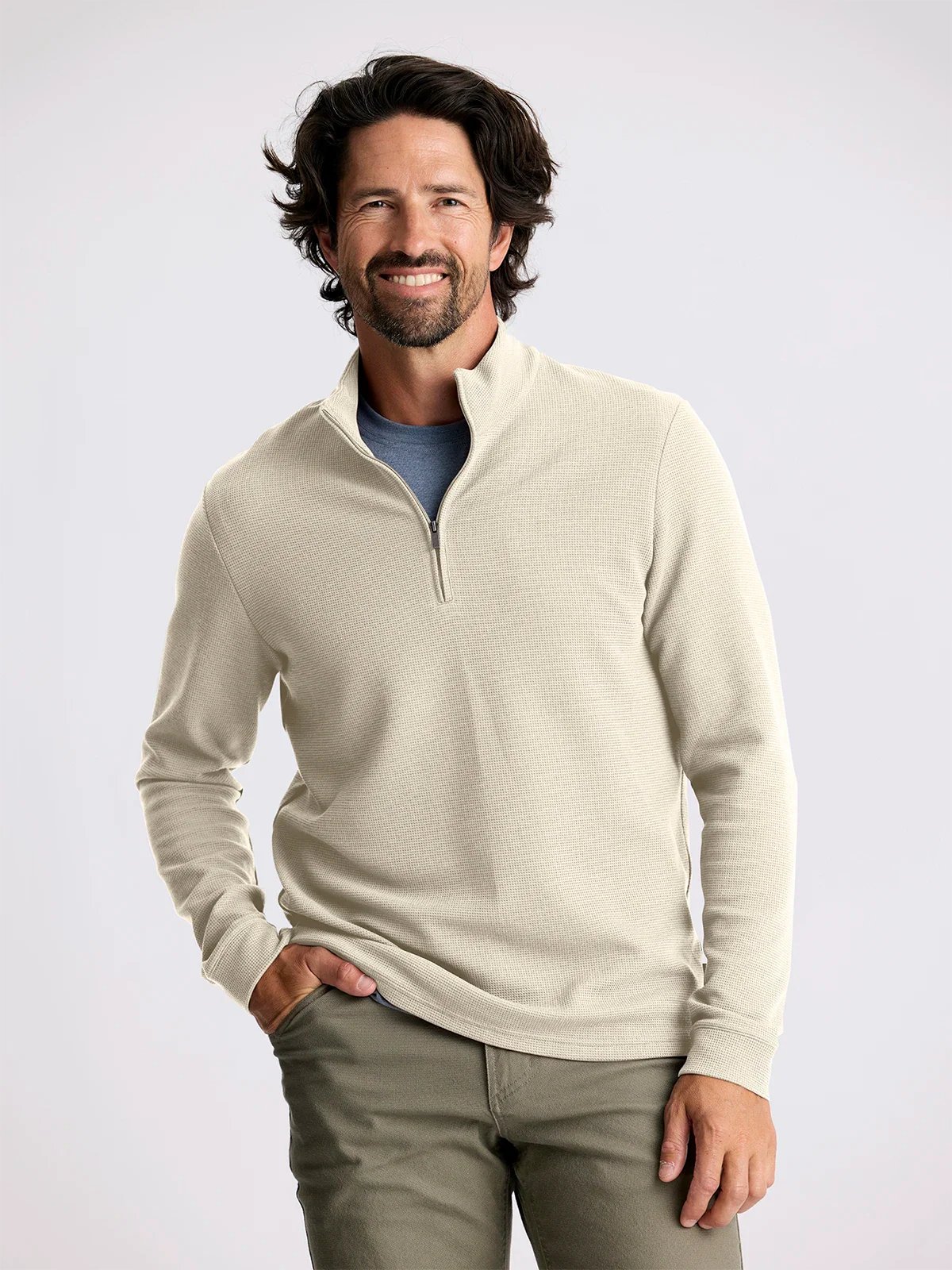 Waffle Quarter Zip | Free Fly Free Fly