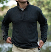 Oxford Herringbone Pull Over Coastal Cotton