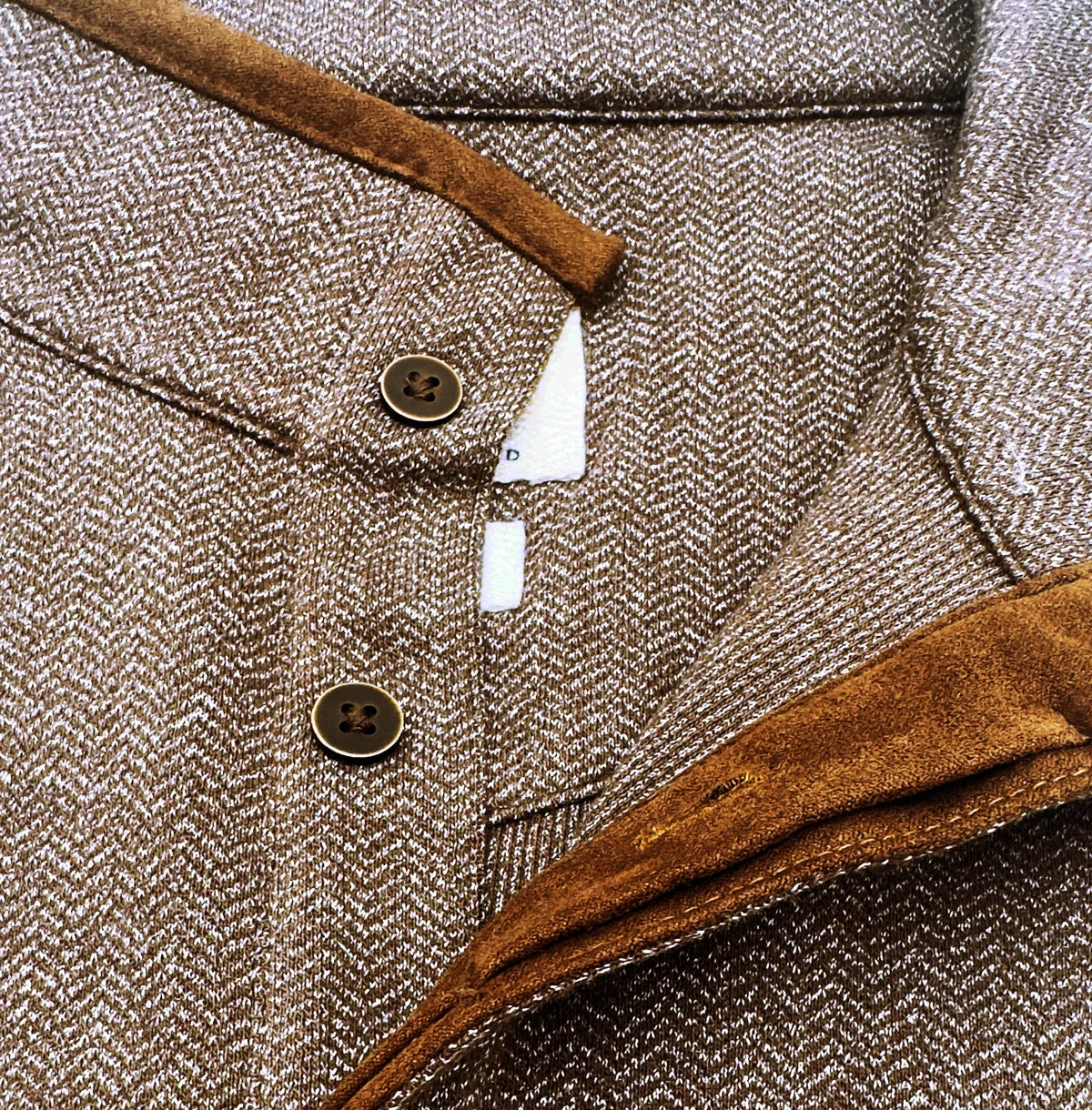 Oxford Herringbone Pull Over Coastal Cotton
