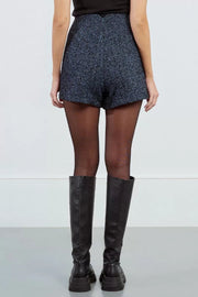 High Waisted Tweed Shorts Molly Bracken