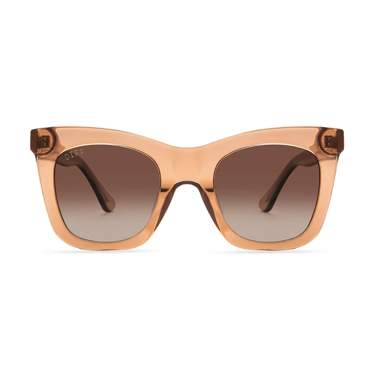 Kaia Sunglasses in Dune Crystal/Brown Gradient