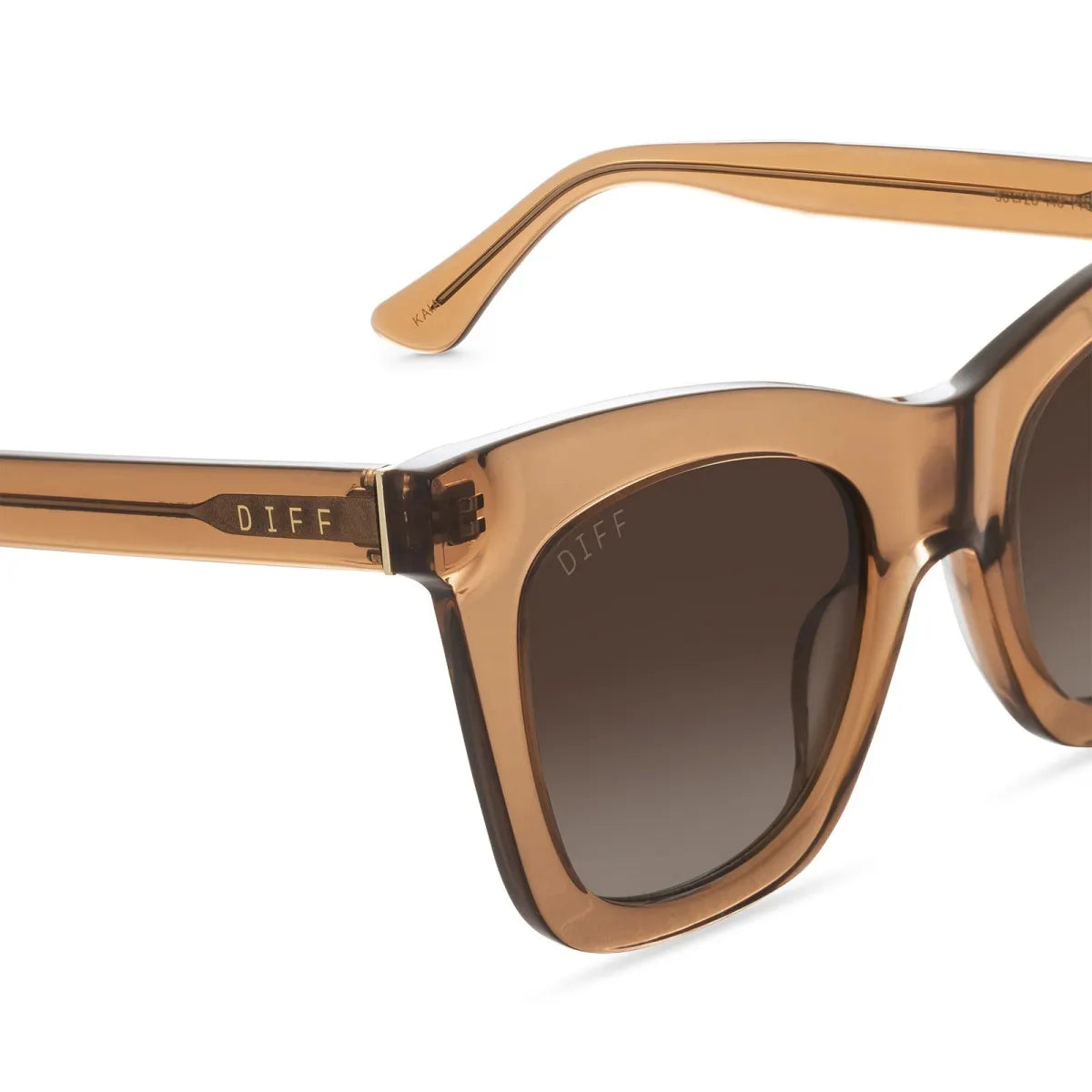 Kaia Sunglasses in Dune Crystal/Brown Gradient