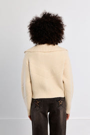 Knitted Zip-Up Jacket Molly Bracken