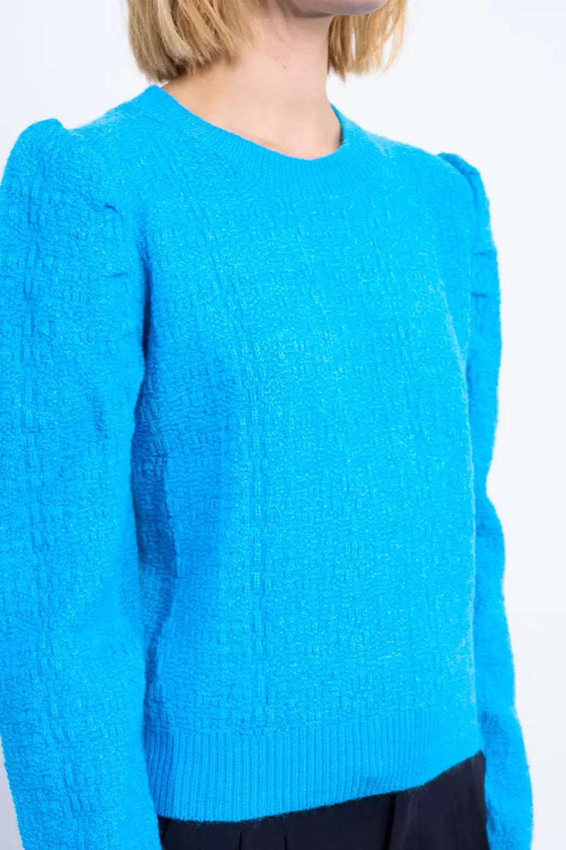 Knitted Balloon Sleeve Sweater Molly Bracken