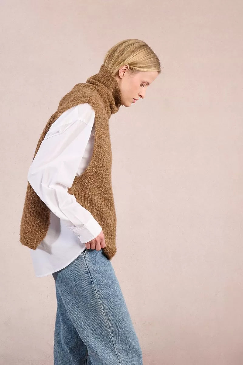 Ladies Knitted Sleeveless Sweater Molly Bracken