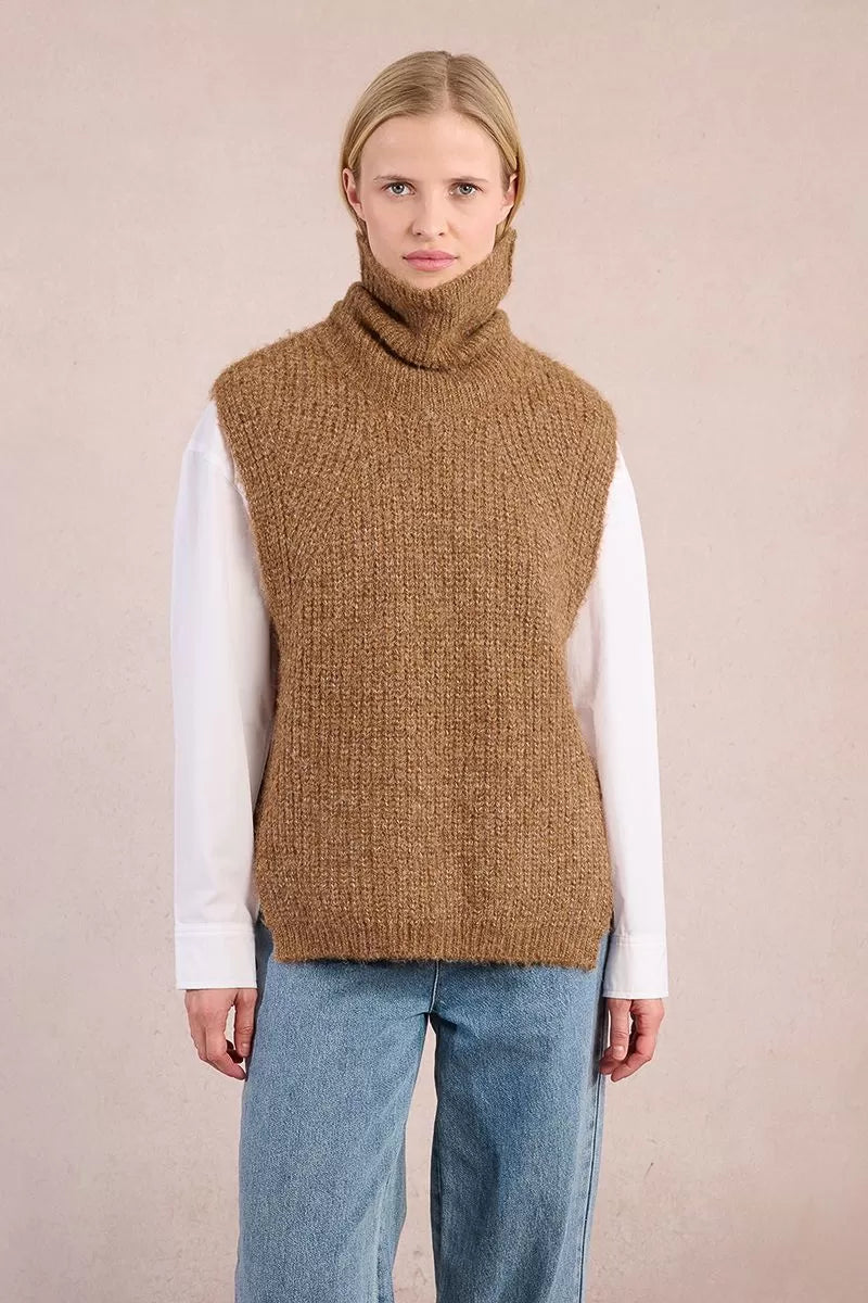 Ladies Knitted Sleeveless Sweater Molly Bracken