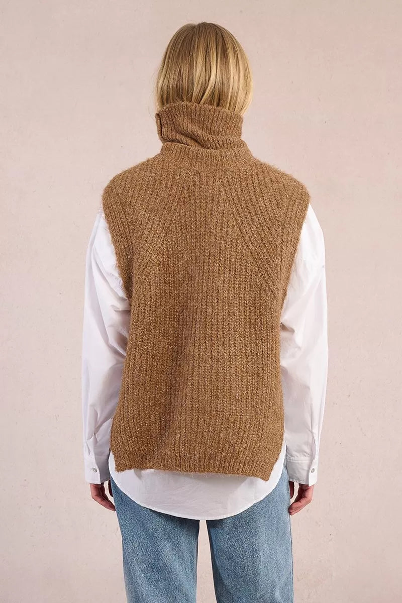 Ladies Knitted Sleeveless Sweater Molly Bracken