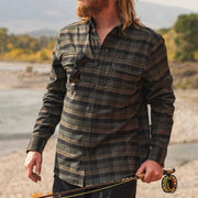 Poncho Flannel Long Sleeve Shirt Poncho