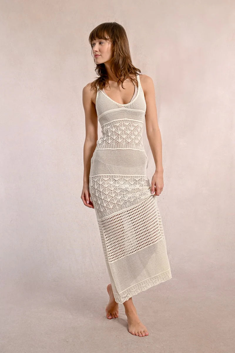 Long Openwork Dress