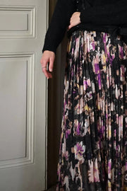 Printed Pleated Skirt Molly Bracken
