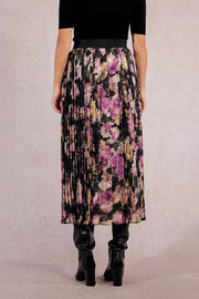 Printed Pleated Skirt Molly Bracken