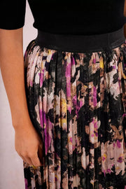 Printed Pleated Skirt Molly Bracken